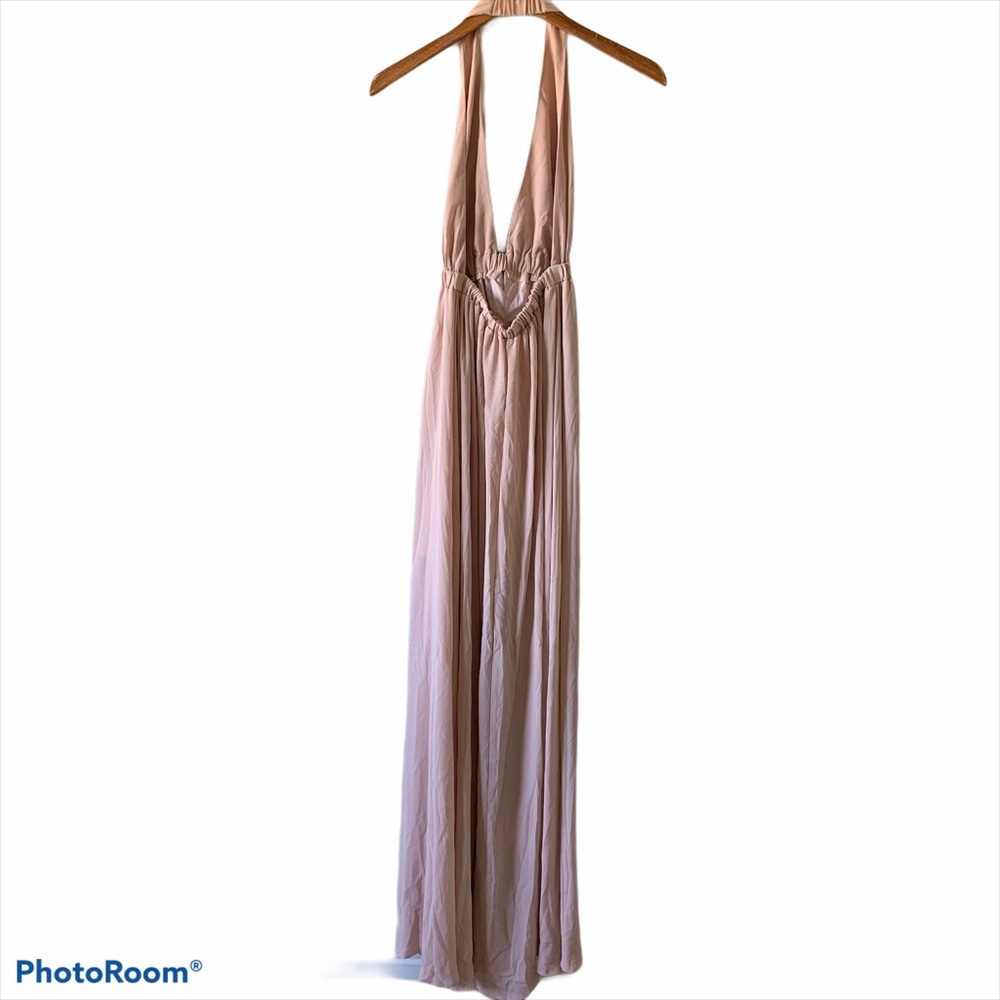 Show Me Your Mumu Luna Halter Maxi Dusty Blush - Picture 10 of 16